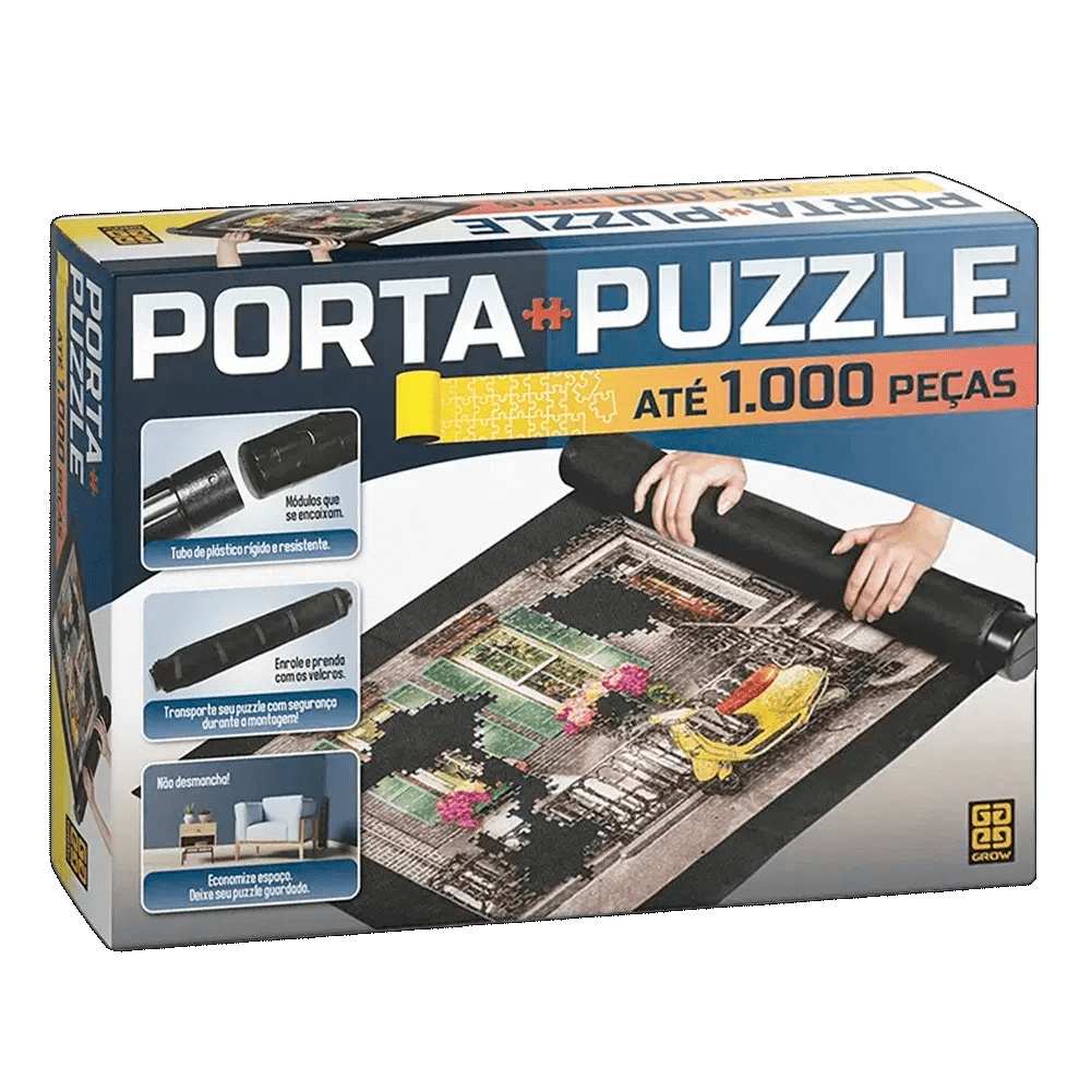 Porta Quebra-Cabeça Grow 3466: Monte e Leve com Segurança!