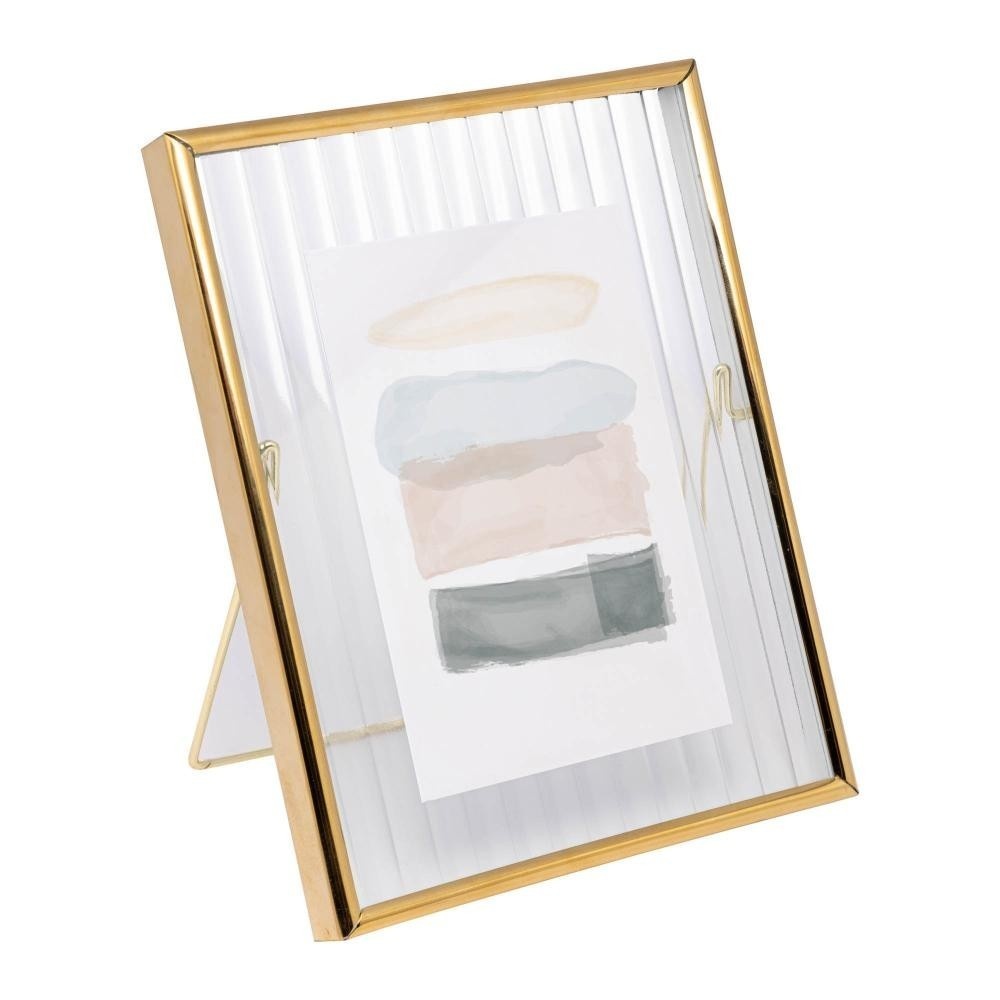 Porta Retrato Dourado Lyor: Elegância para Suas Fotos