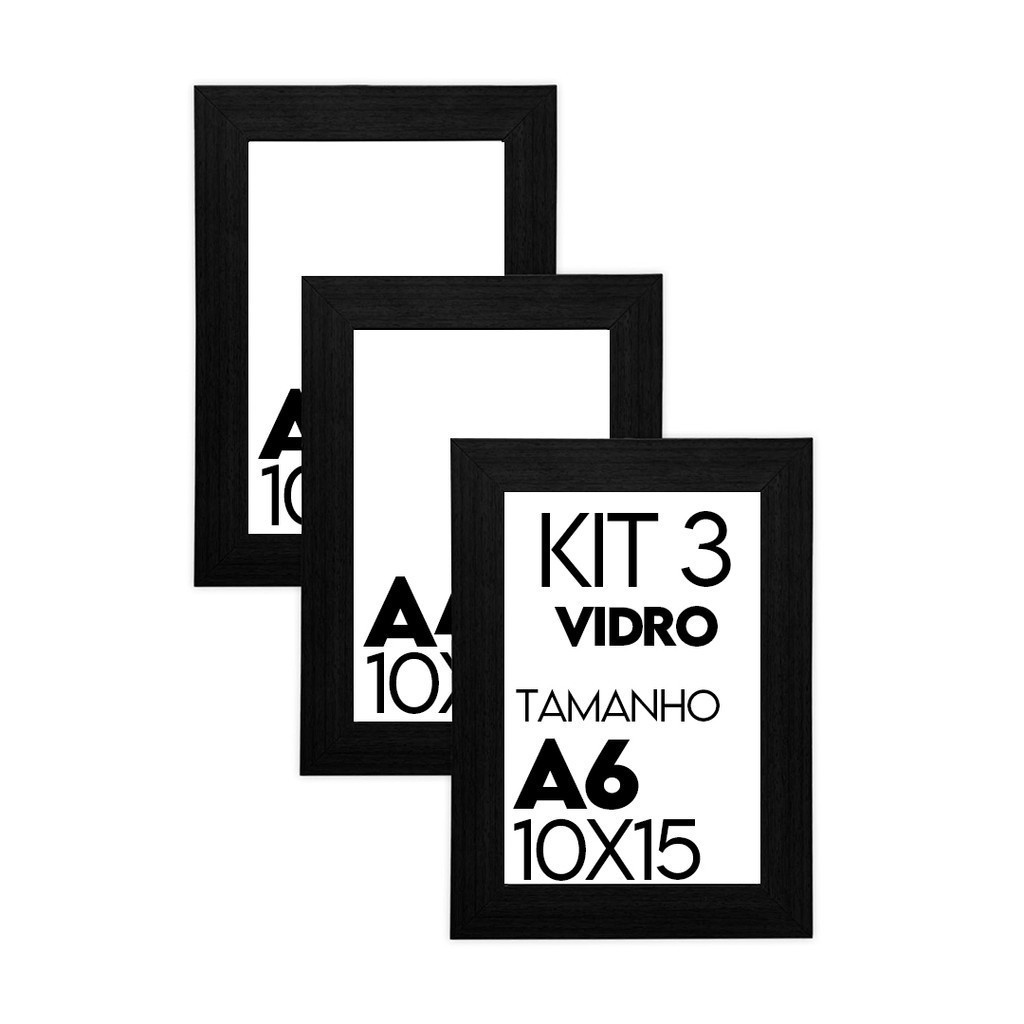Porta Retrato Kit 3: Decore com Amor!