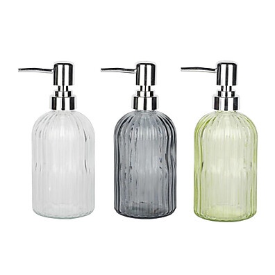 Porta-Sabonete Líquido Cazza Glass: Elegância em Vidro