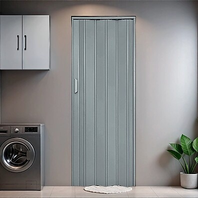 Porta Sanfonada PVC 210x125cm: Economize Espaço!