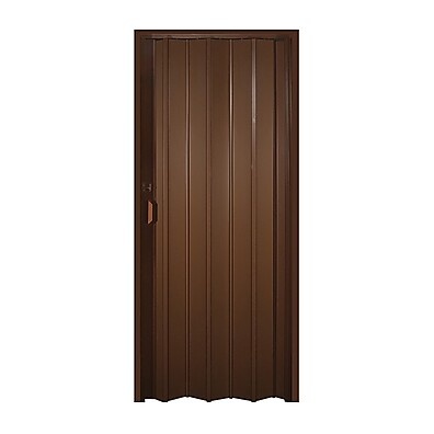 Porta Sanfonada PVC 60x210cm Mogno: Economize Espaço!