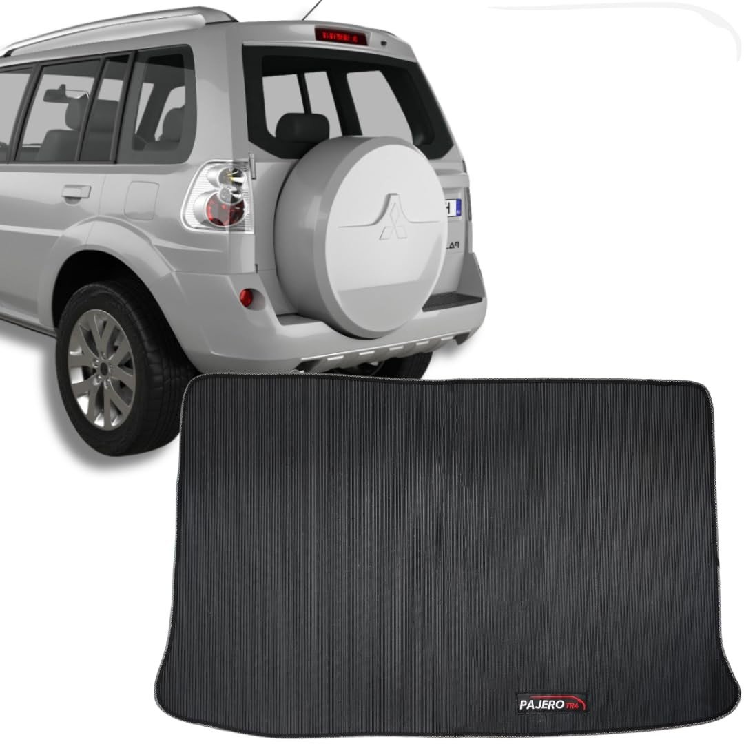 Tapete Porta Malas Emborrachado Pajero TR4 2000-2014: Proteção e Estilo Duradouro