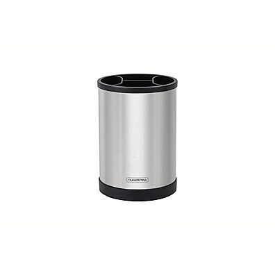 Porta Utensílios Giratório Inox: Organize sua Cozinha!