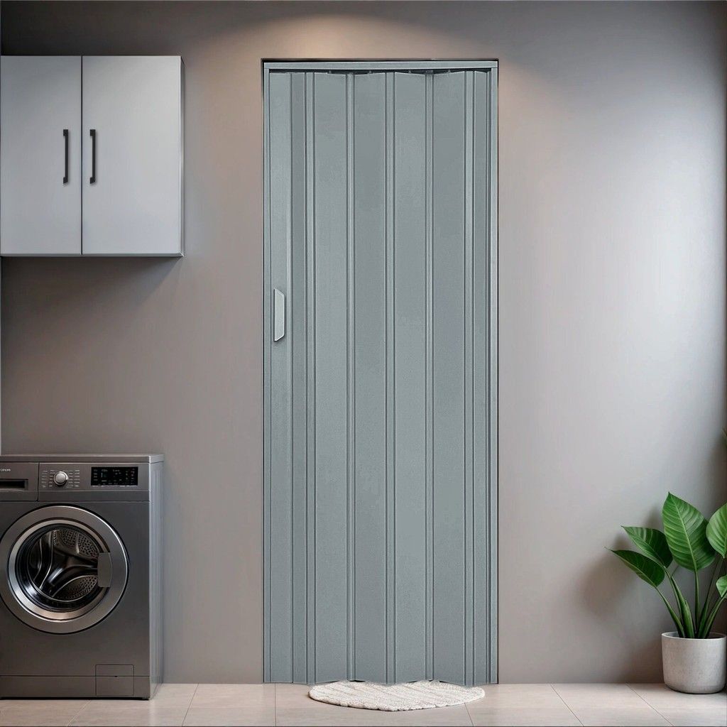 Portas Sanfonadas PVC 210x115cm: Kit 2 Unidades