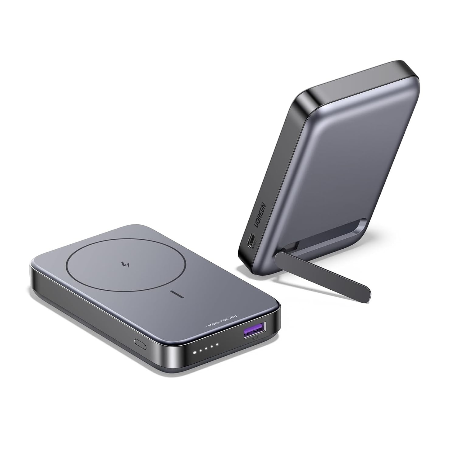 UGREEN Power Bank Magnético 10000mAh: Carregador Portátil 3 em 1 com Carregamento Rápido PD 20W e Compatibilidade Magsafe