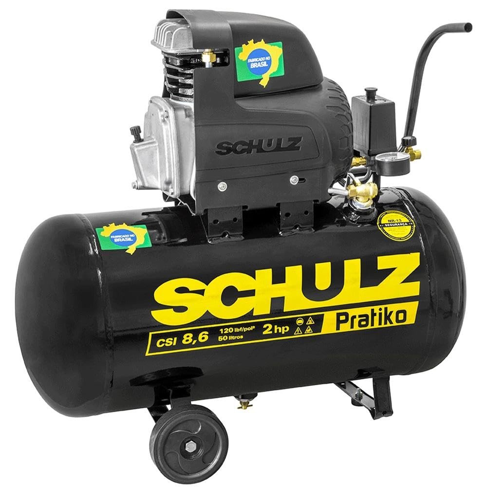 Motocompressor de Ar Portátil Implast CSI 8,6PRATIKO 2CV 220V 8,6 PCM - Potência e Mobilidade para Seu Projeto