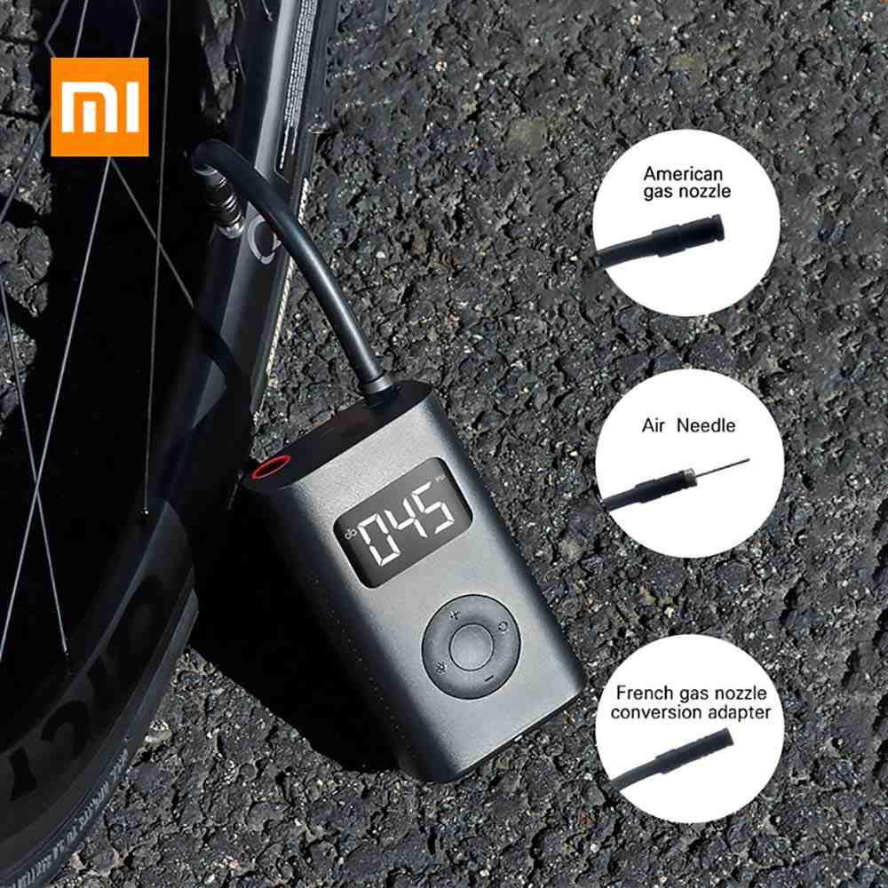 Bomba de Ar Portátil Xiaomi Mijia: Compressor Digital Inteligente para Pneus