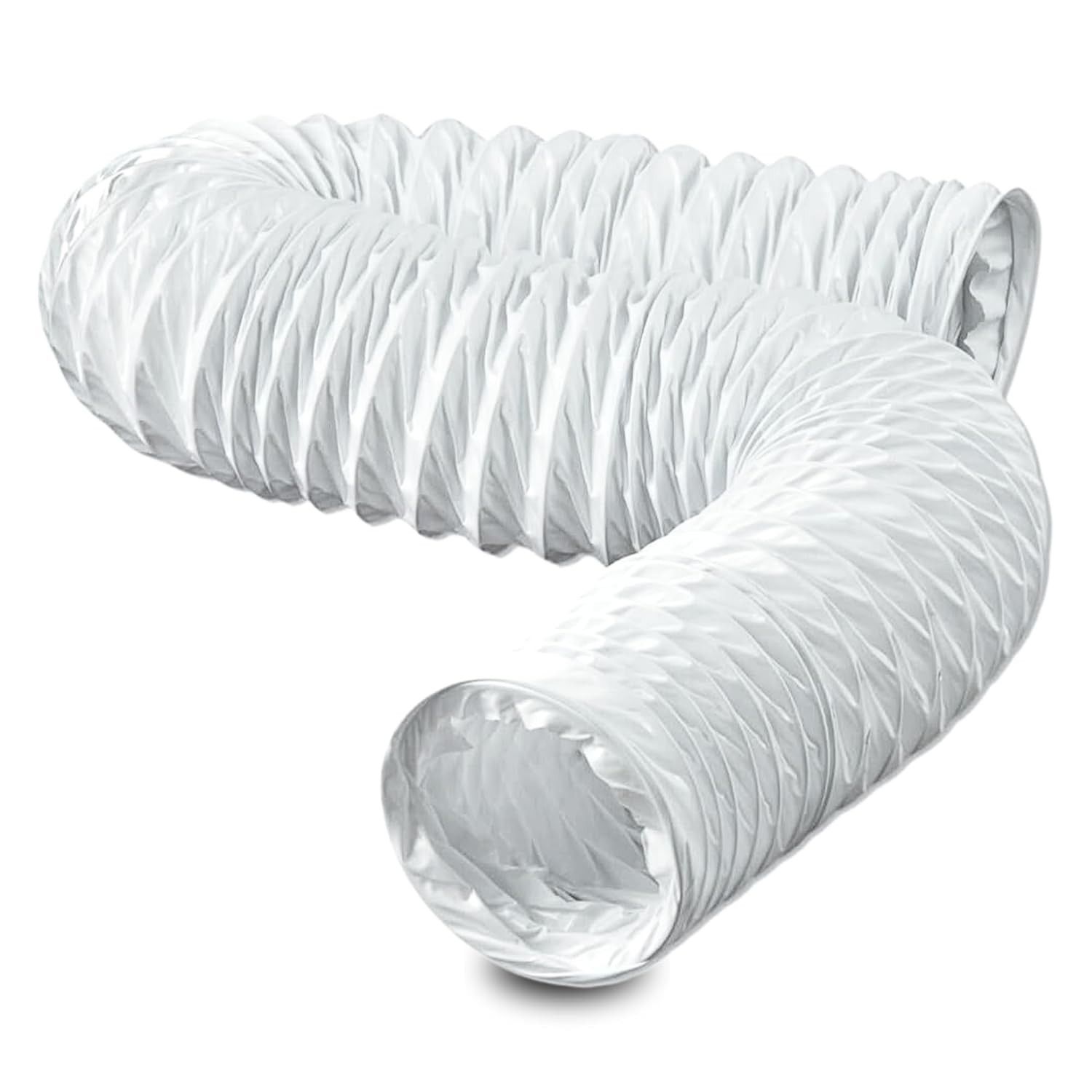 Duto Flexível PVC 120mm/125mm 5" - 3m | Sistema de Exaustão Portátil de Alta Performance