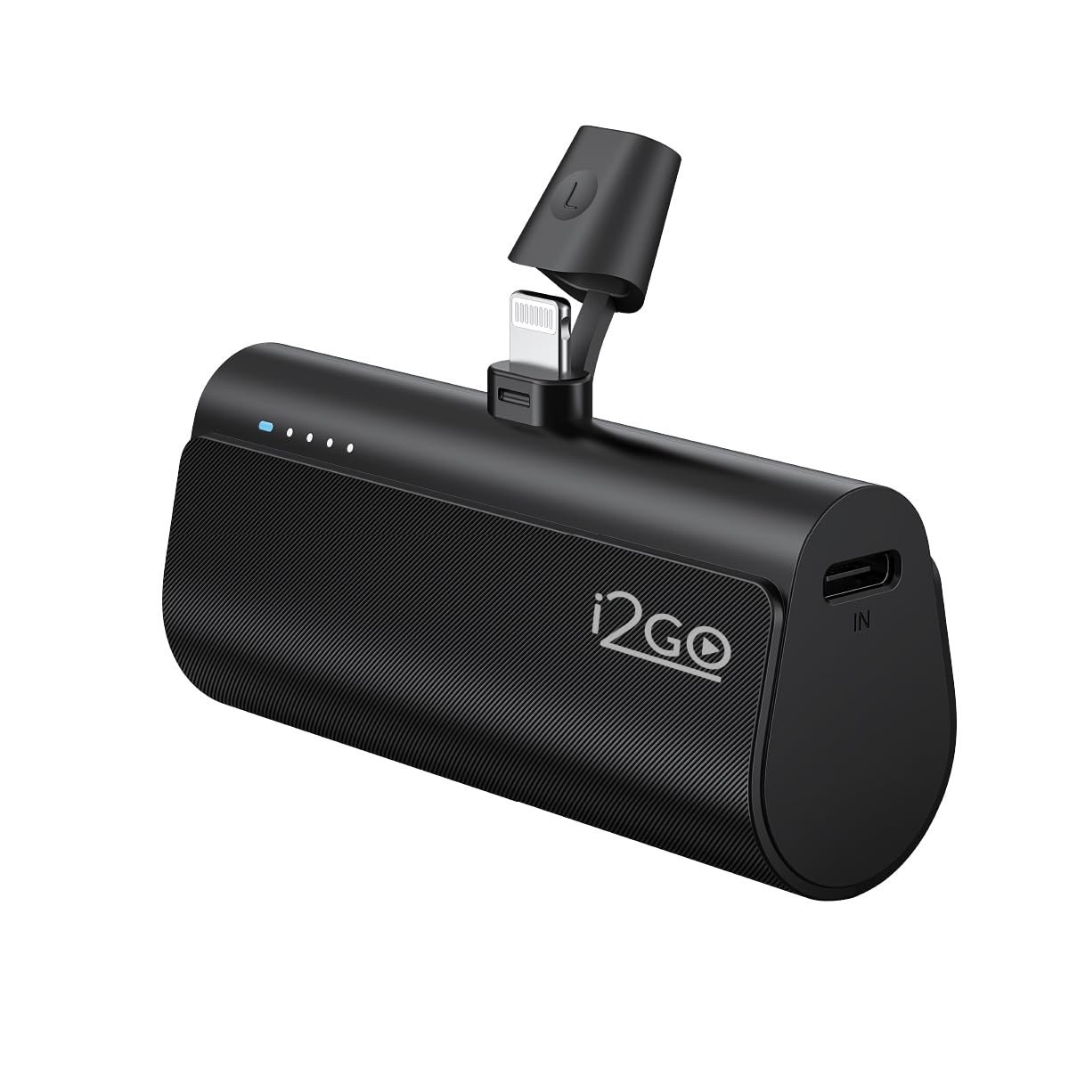 Carregador Portátil i2GO Pocket 5000mAh: Energia Extra para seu iPhone e iPad (Lightning)