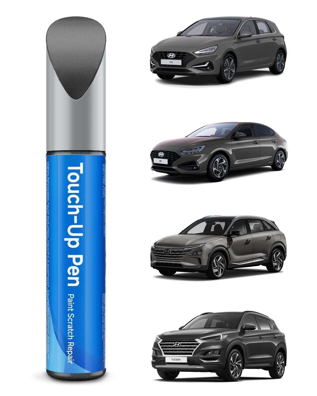 Tinta de Retoque Hyundai - Cor Exata para Arranhões e Lascas - Portofino Cinza Metálico