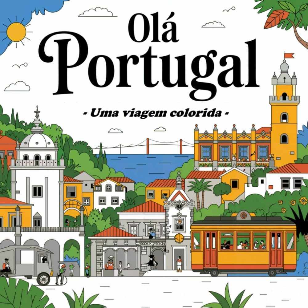 portugal-colorir-explorar-criativo-ola-e-a-relaxar-para-livro-de-a