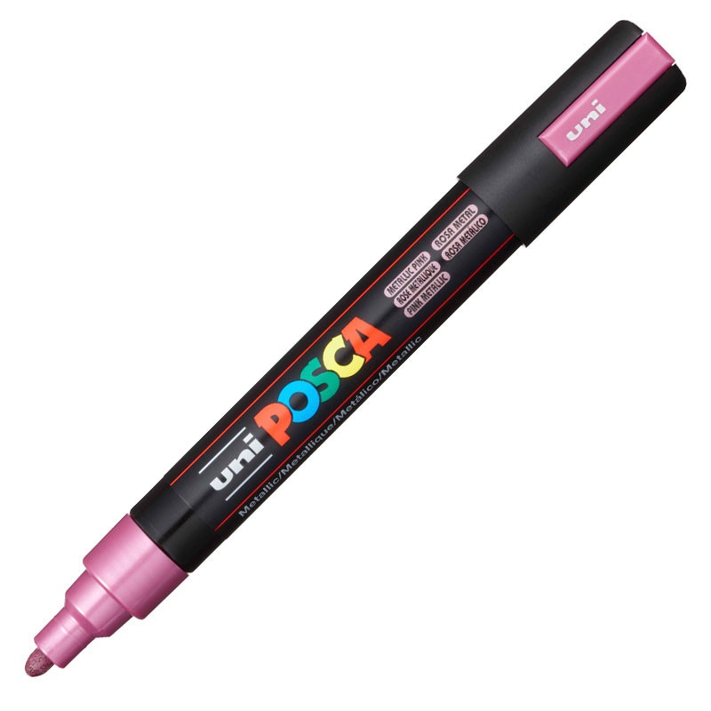 Posca PC-5M Rosa Metálico: A Caneta Versátil!