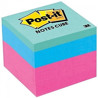 Post-it Cubo 3M: Organize-se com Cores Vibrantes!