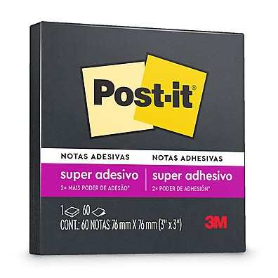 Post-it Preto Ônix: Organize-se com Elegância