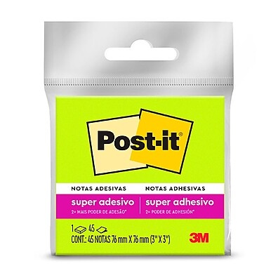 Post-it Verde 76x76mm: Organize-se com Adesivos 3M!