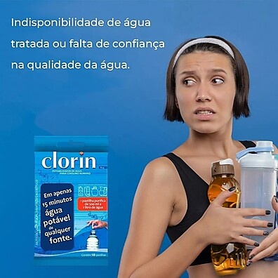 Clorin 1: Pastilha que Transforma Qualquer Água em Potável
