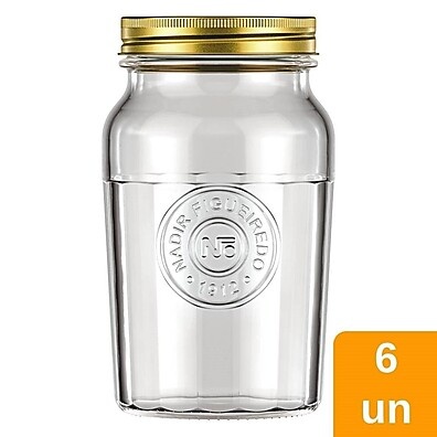 Pote Americano Vintage 1L – Qualidade e Estilo em 6 Unidades