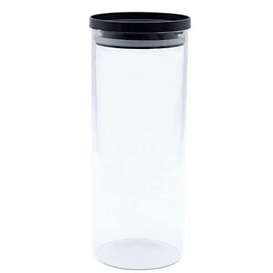 Pote de Vidro 1,5L Mor: Organize com Estilo!