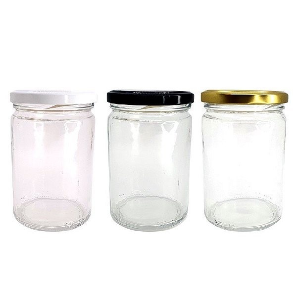 Pote de Vidro 360ml: Decore com Elegância!
