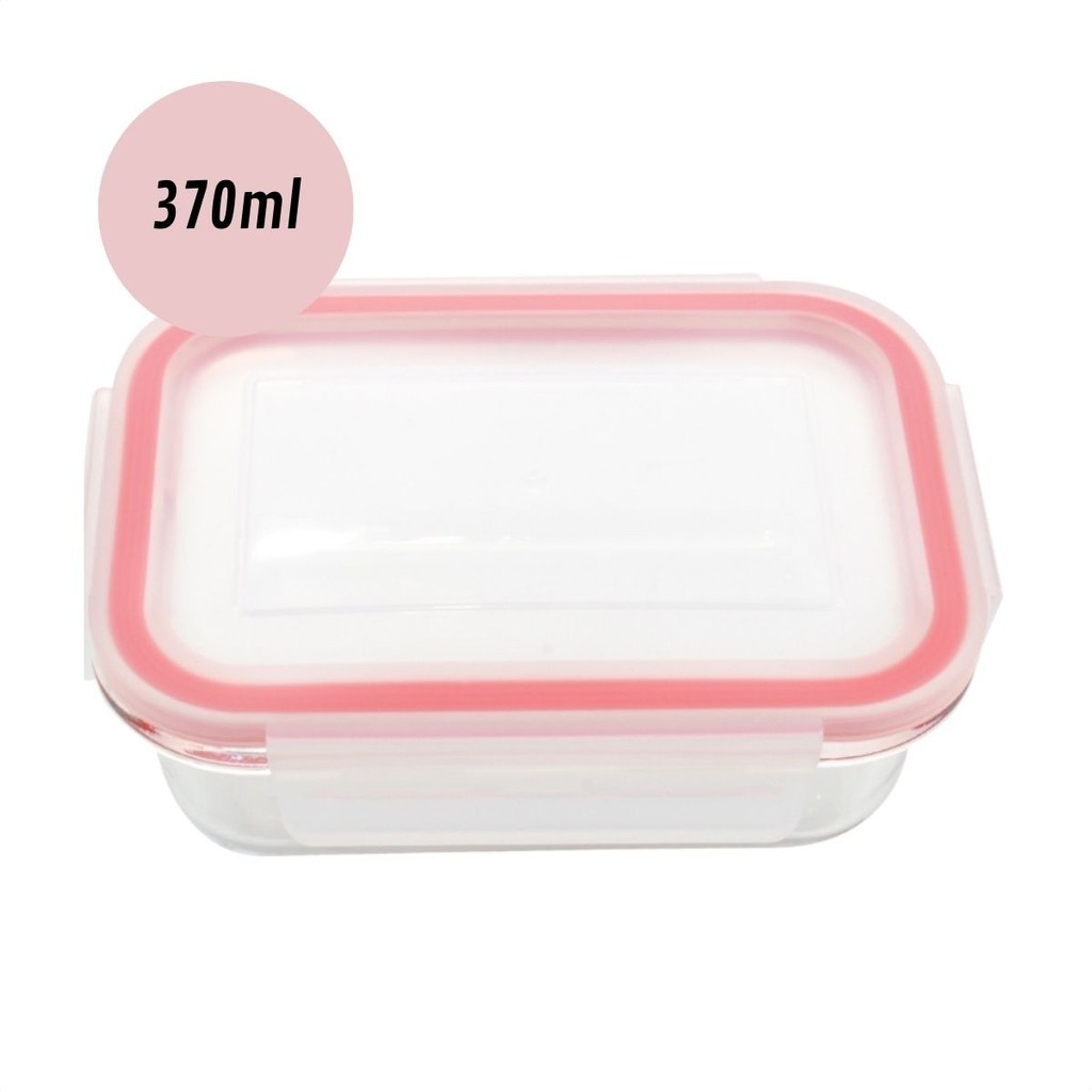 Pote de Vidro 370ml: Frescor e Praticidade!