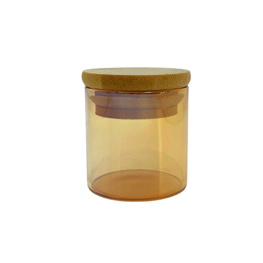 Pote de Vidro Âmbar 50ml: Organize com Estilo!