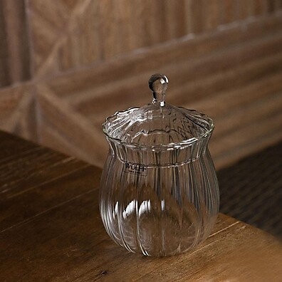 Pote de Vidro Borossilicato Wolff Classic 9cm x 9cm com Tampa