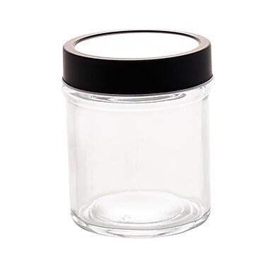 Pote de Vidro Gastro Preta 350ml: Elegância e Frescor
