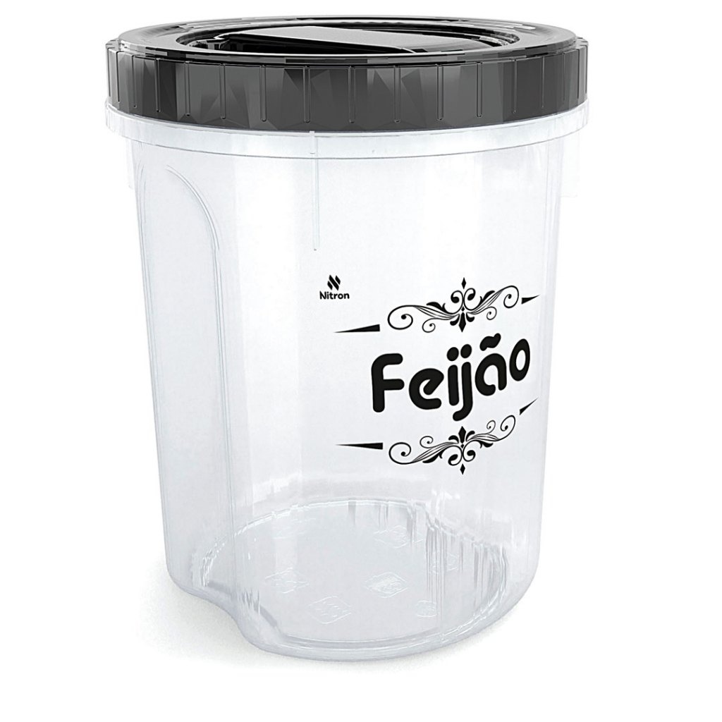 Pote Feijão 2L Nitron: Organize com Saúde!