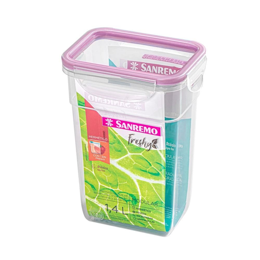 Pote Hermético 1,4L: Frescor e Organização!
