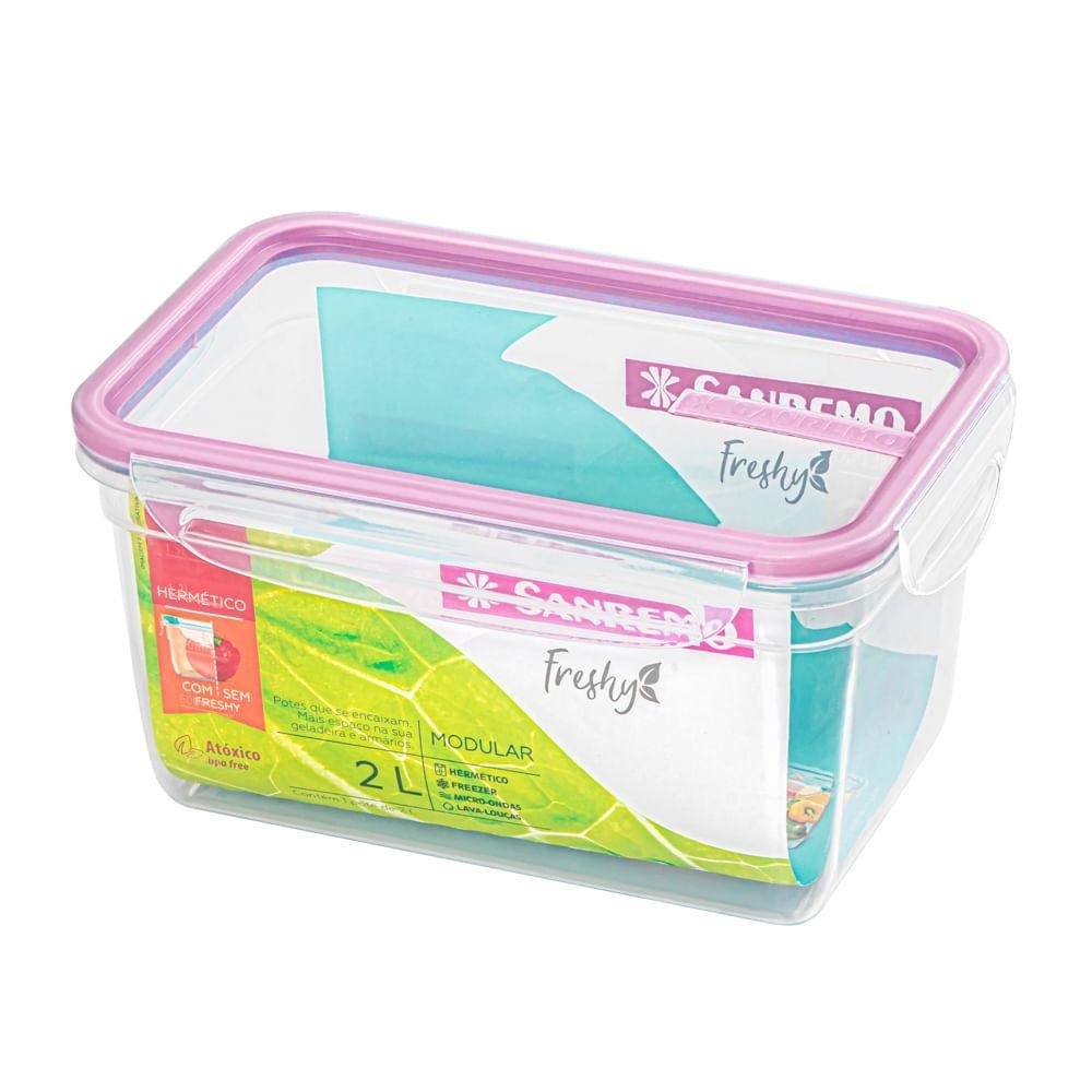 Pote Hermético 2L: Frescor e Organização!