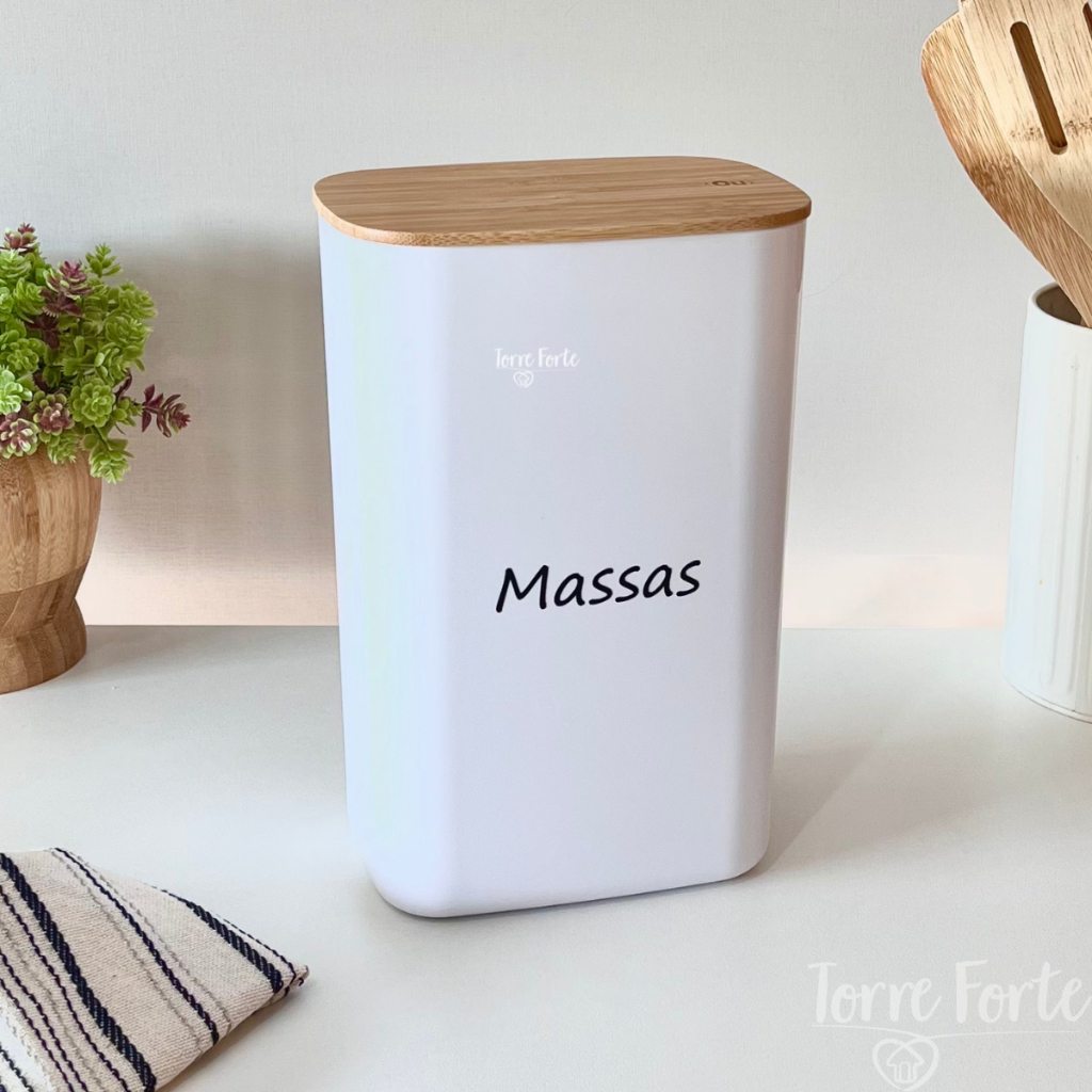 Pote Hermético Bambu 2,3L: Frescor e Estilo