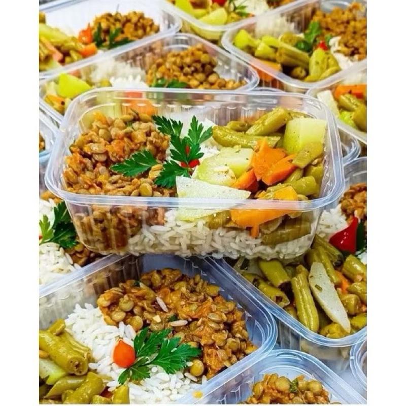 Pote Marmita Descartável Fitness – 24 Unidades para Freezer e Micro-ondas