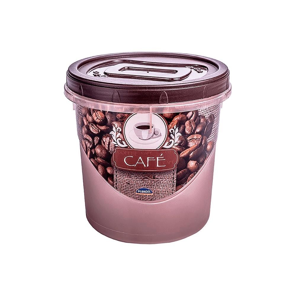 Pote Plasútil Café: Organize e Preserve Seus Alimentos
