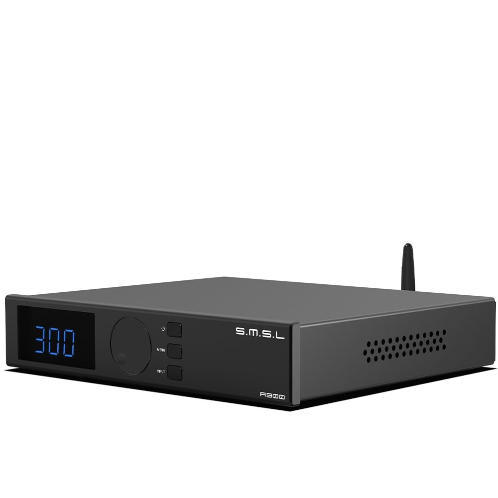 Amplificador HiFi S.M.S.L A300: Som de Alta Resolução e Potência Imersiva com Bluetooth 5.0