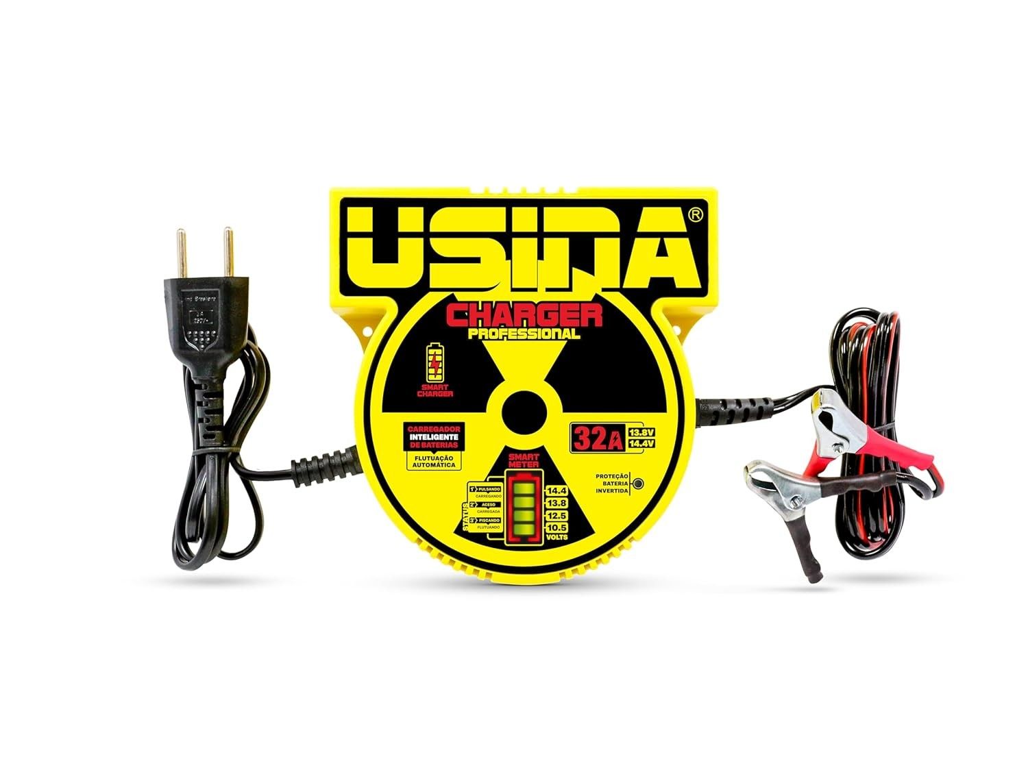 Carregador Inteligente Usina Charger 12V 32A Bivolt: Potência e Segurança para Sua Bateria!
