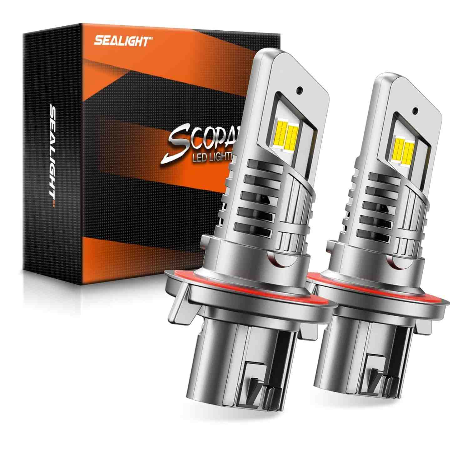 SEALIGHT Lâmpadas Super Brilhantes 9008/H13 30000LM - Iluminação Potente e Plug and Play
