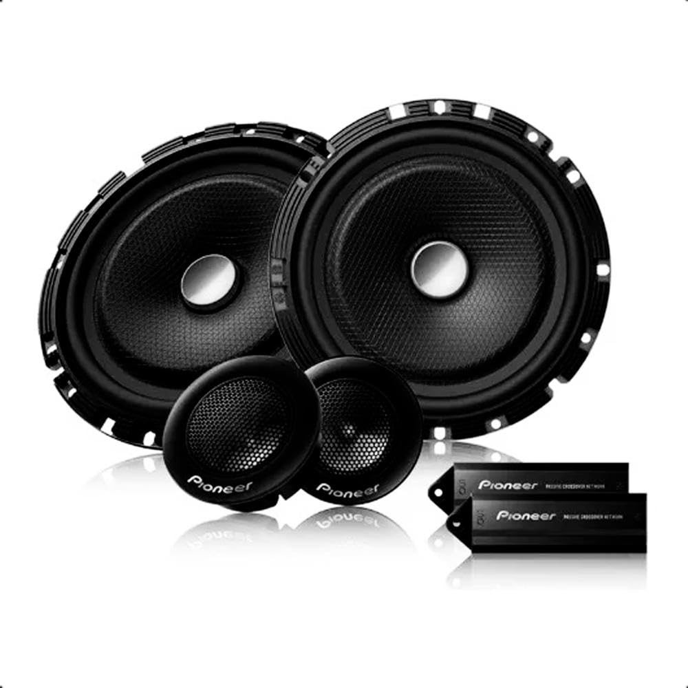Kit 2-Vias Pioneer TS-C1730BR: Som Potente e Imersivo para Seu Carro (60W RMS)