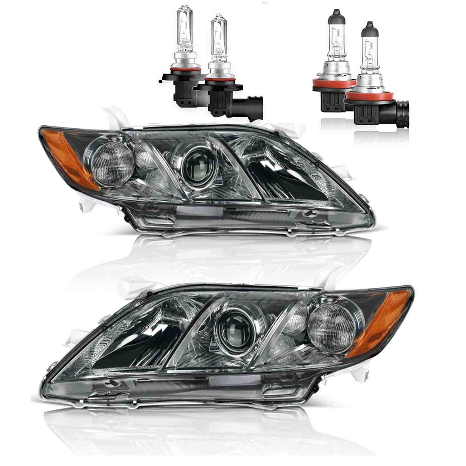 Faróis de LED para Toyota Camry 2007-2009: Iluminação Potente e Design Moderno
