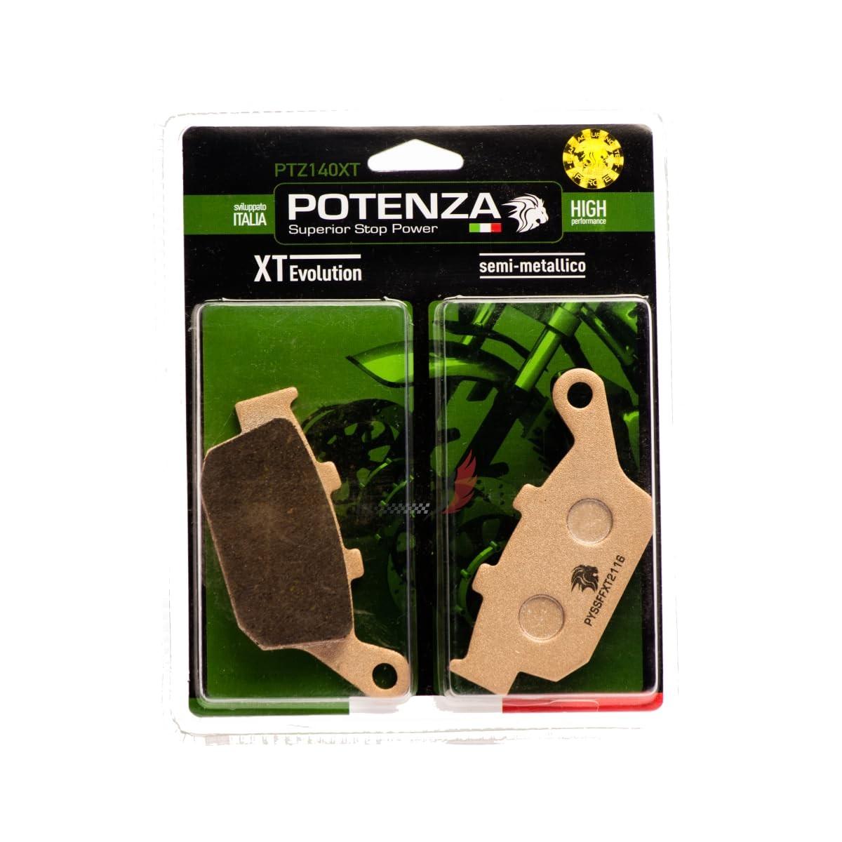Pastilha de Freio Traseira Potenza PTZ140XT Semi-Metálica - Alta Performance para Honda e Triumph