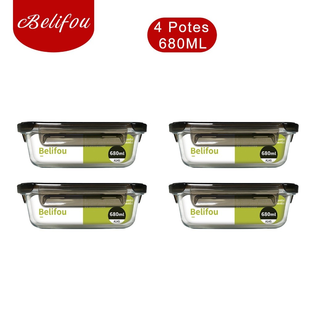 Potes de Vidro Belifou: Frescor e Saúde!
