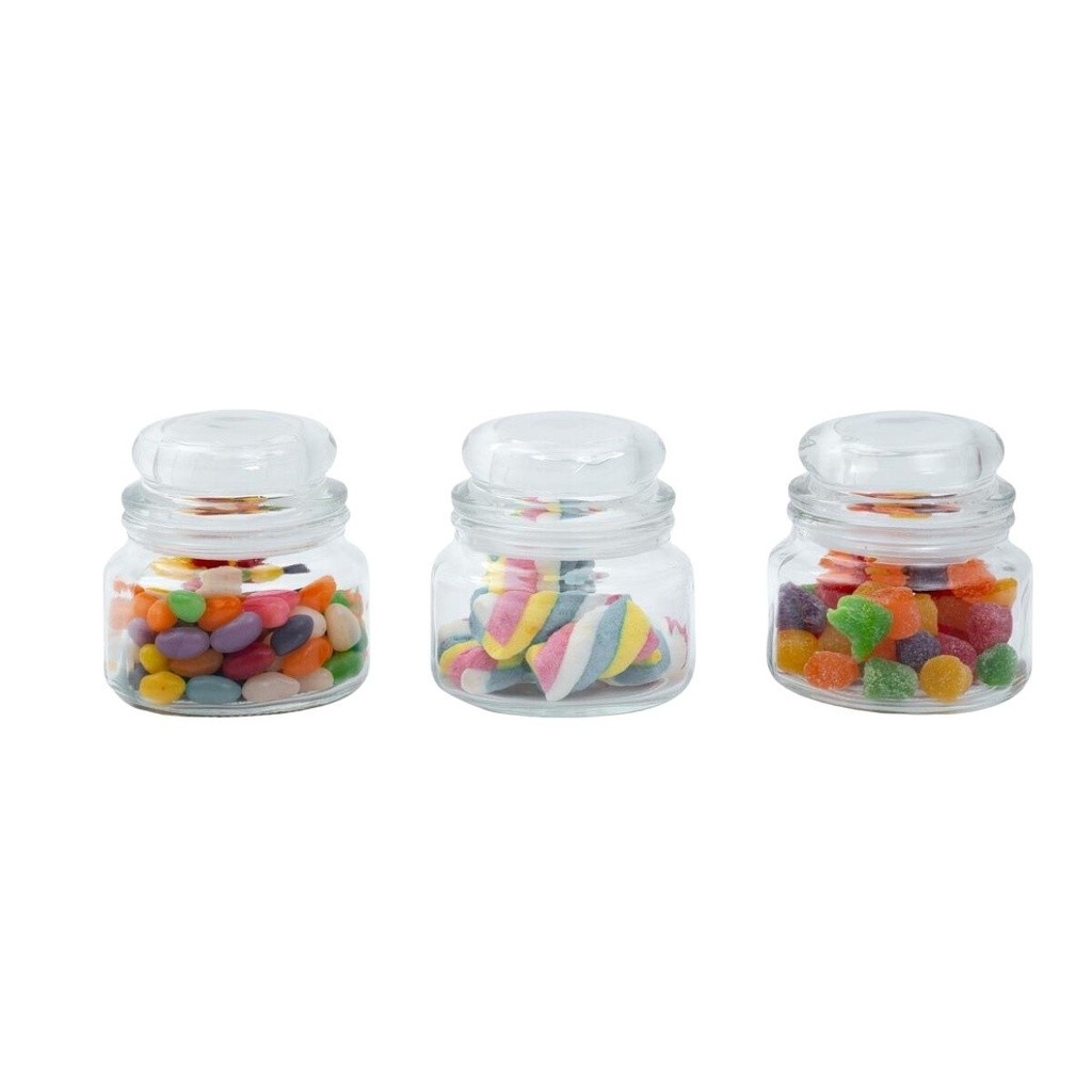 Potes de Vidro Herméticos 350ml: Organize com Estilo!