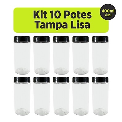 Potes Herméticos 400ml: Organize seus Alimentos!