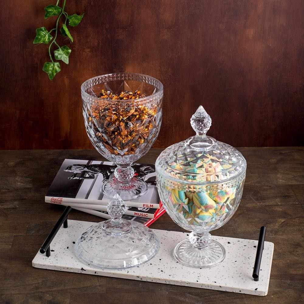 Potiche de Cristal Diamond: Elegância para seu Lar