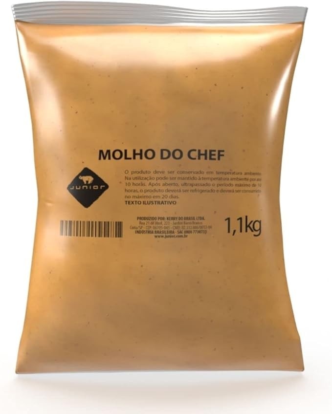 Molho Do Chef Junior Kerry Pouch 1,1kg