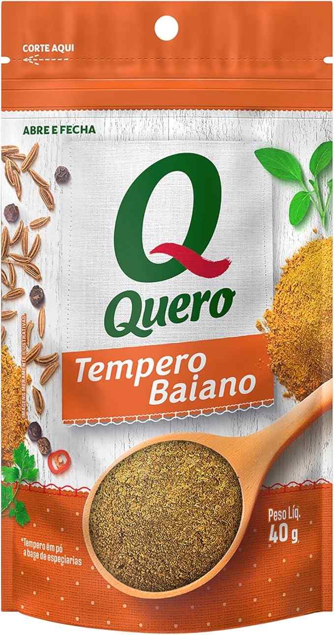 QUERO TEMPERO BAIANO POUCH 40G