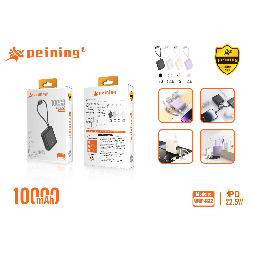 Power Bank 10000mAh: Energia Extra Peining!