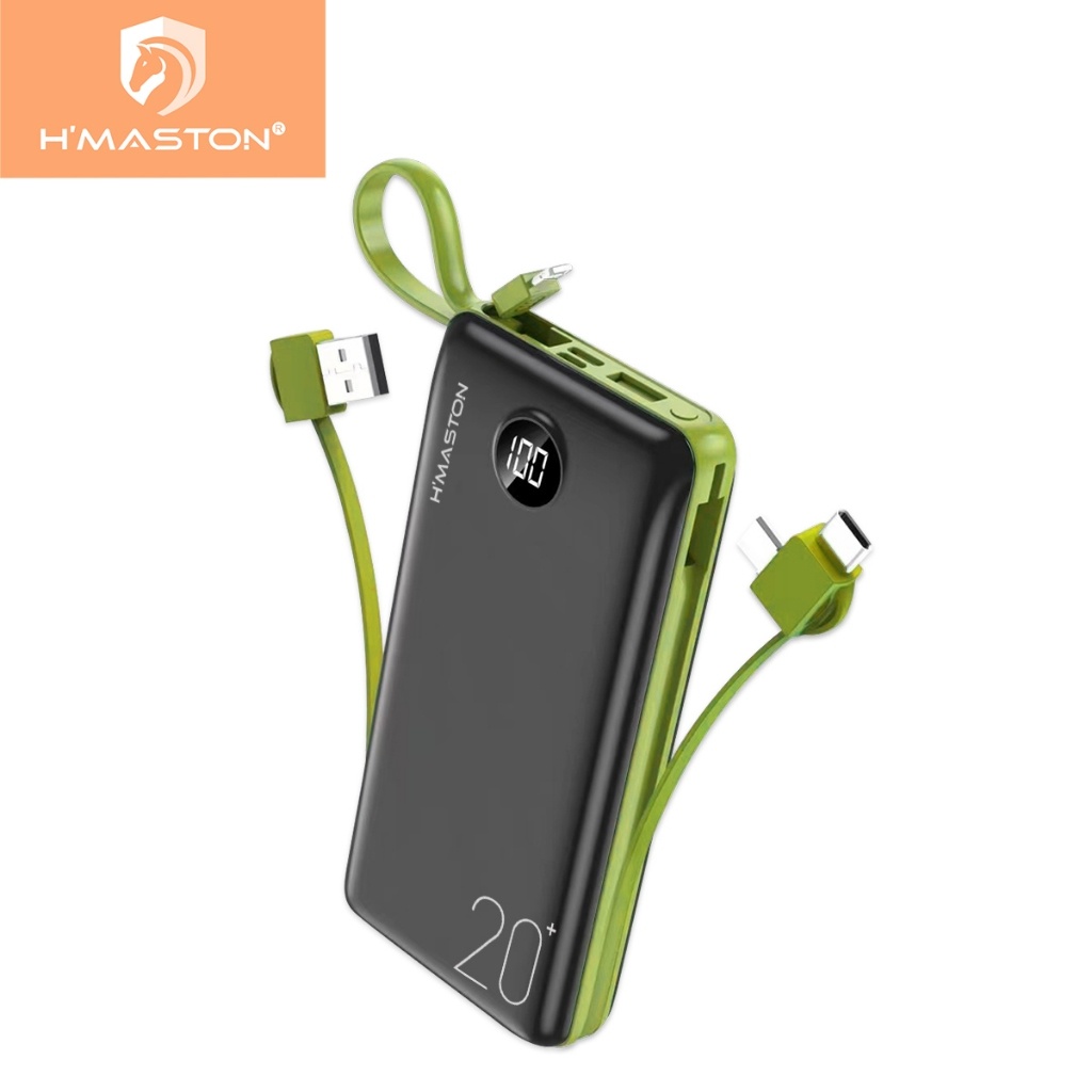 Power Bank 20000mAh H'maston: Carregue Tudo!