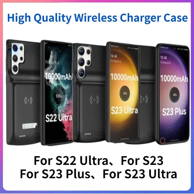 Power Bank Case Samsung: Bateria Extra 10000mAh
