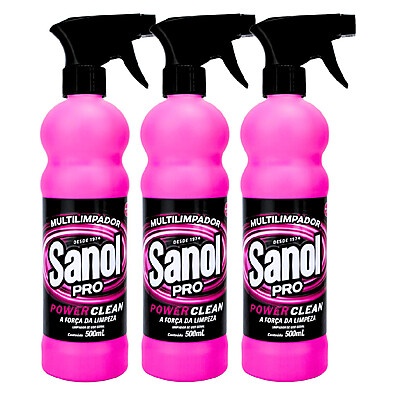 Power Clean 500ml – Limpeza Pesada com 3 Unidades